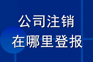 公司注銷(xiāo)在哪里登報(bào)